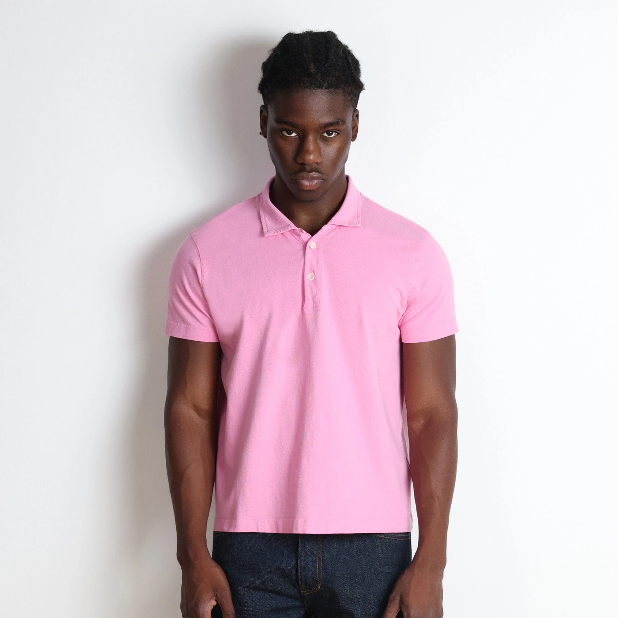 Los Feliz Crop Muscle Polo | Lightknit