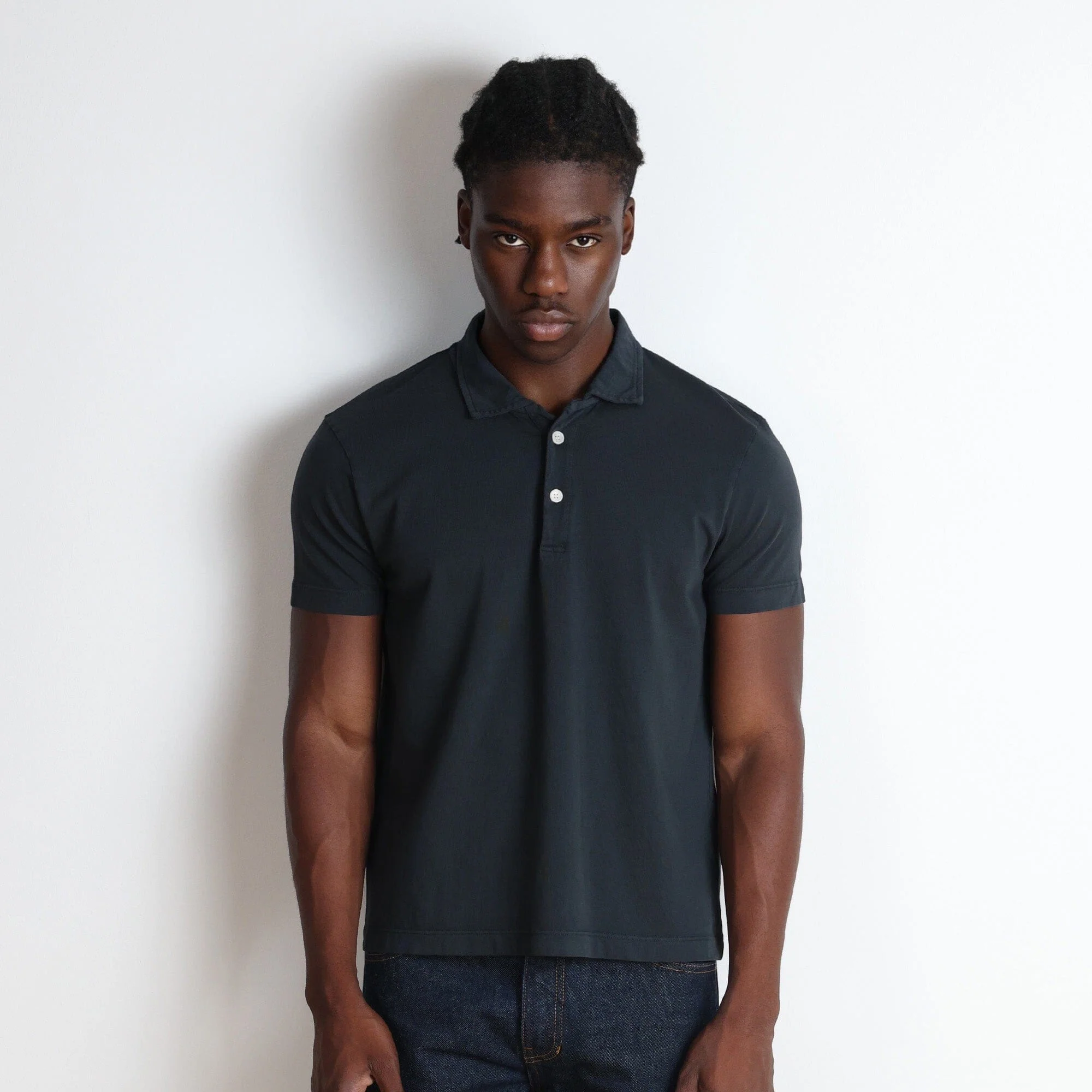 Los Feliz Crop Muscle Polo | Lightknit