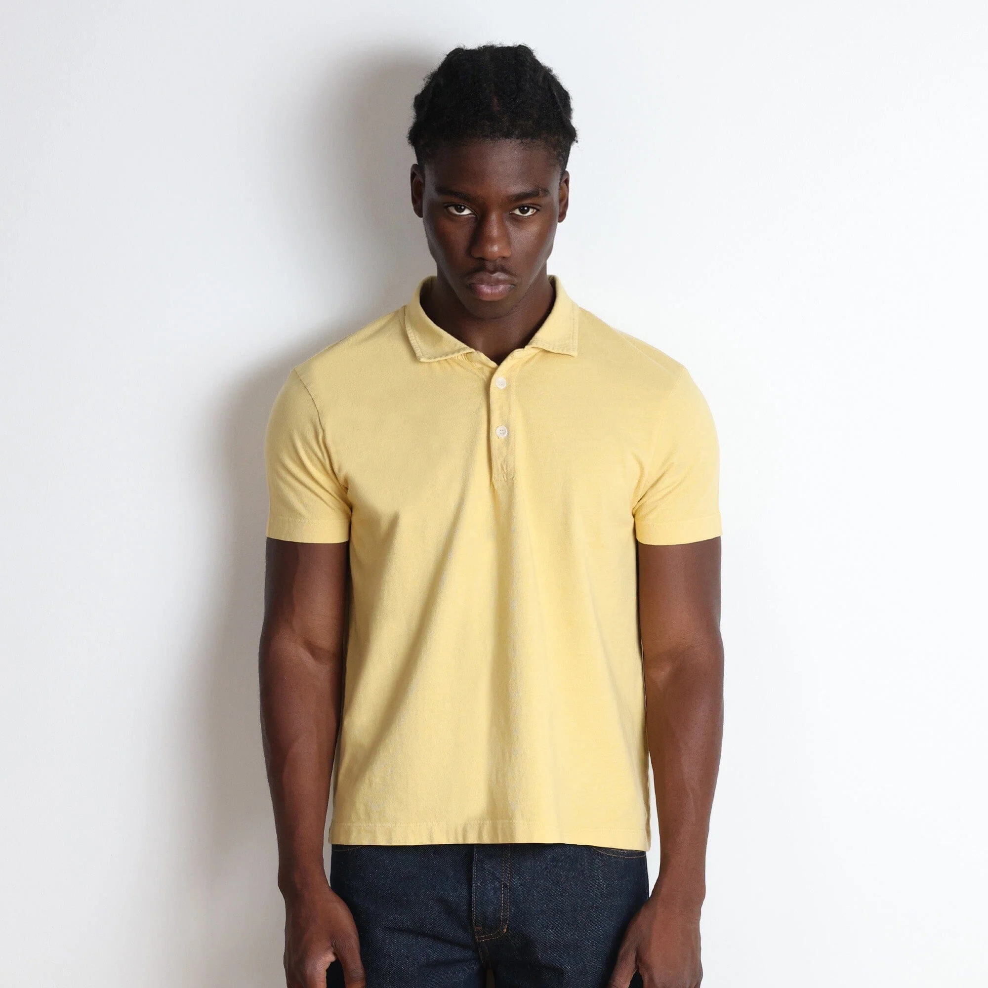 Los Feliz Crop Muscle Polo | Lightknit