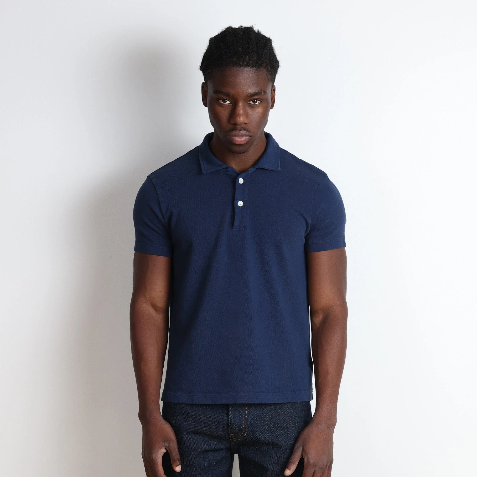 Los Feliz Crop Muscle Polo | Heavyknit