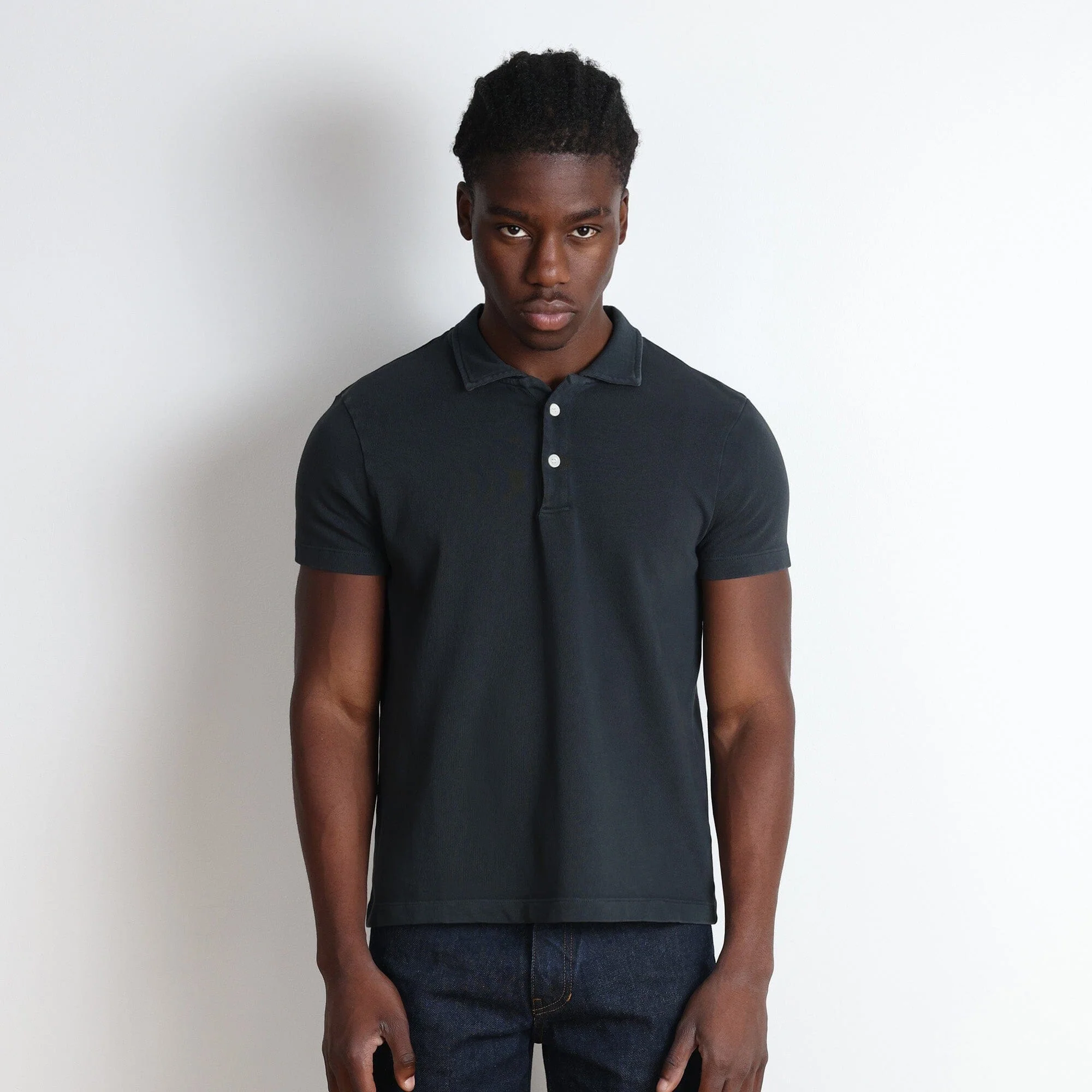 Los Feliz Crop Muscle Polo | Heavyknit