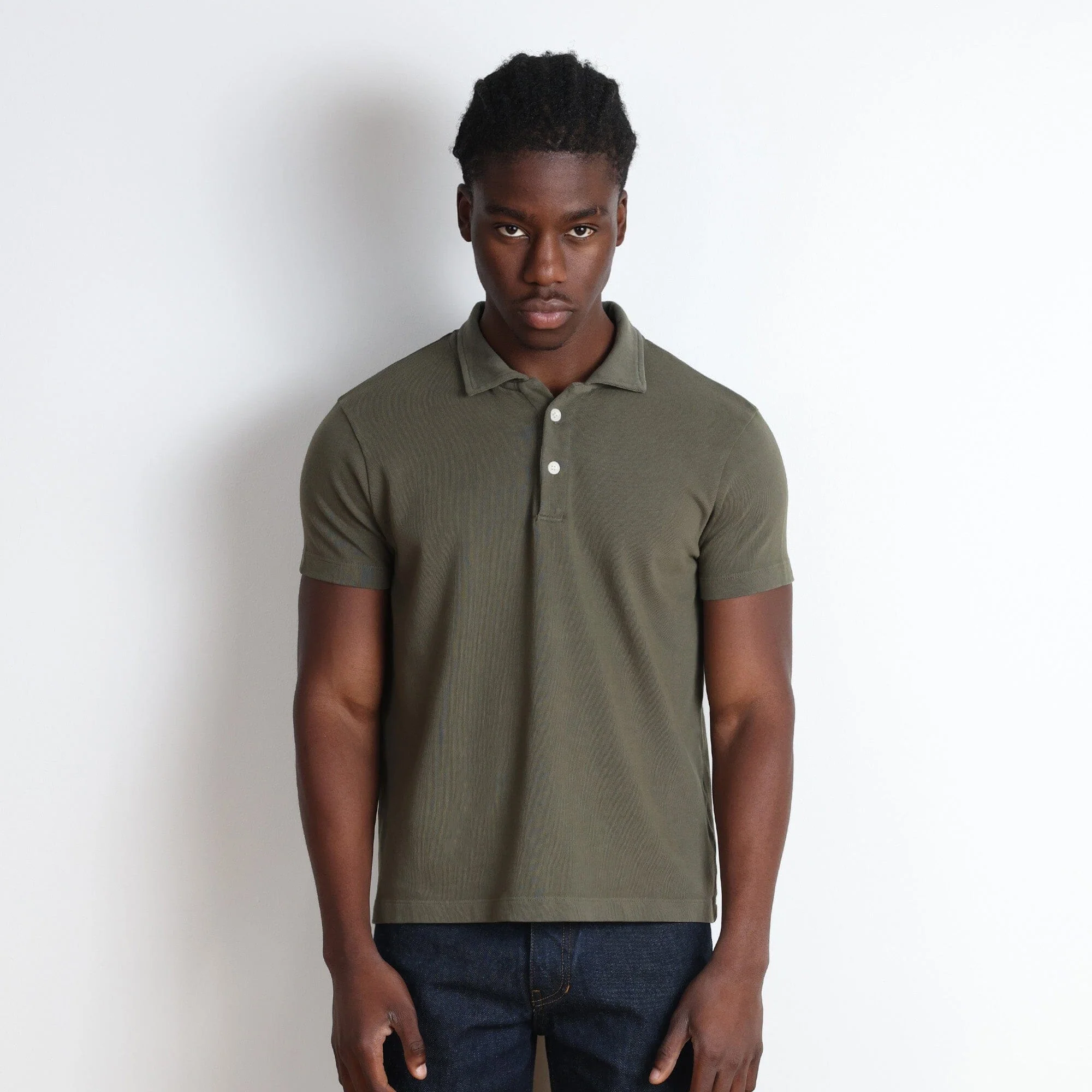Los Feliz Crop Muscle Polo | Heavyknit