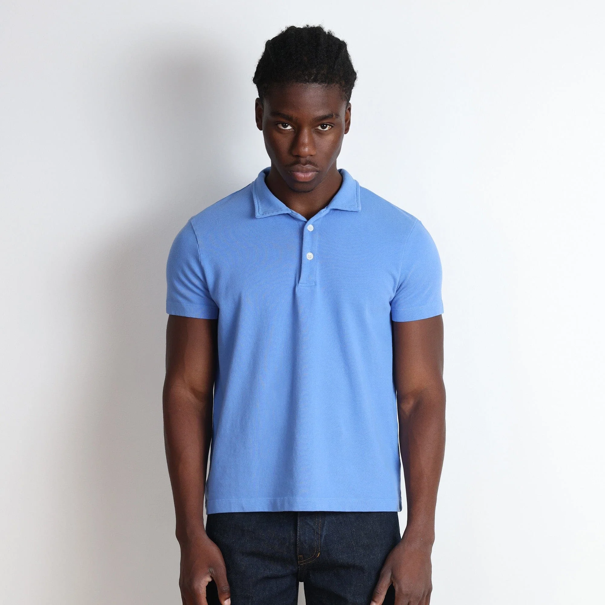 Los Feliz Crop Muscle Polo | Heavyknit
