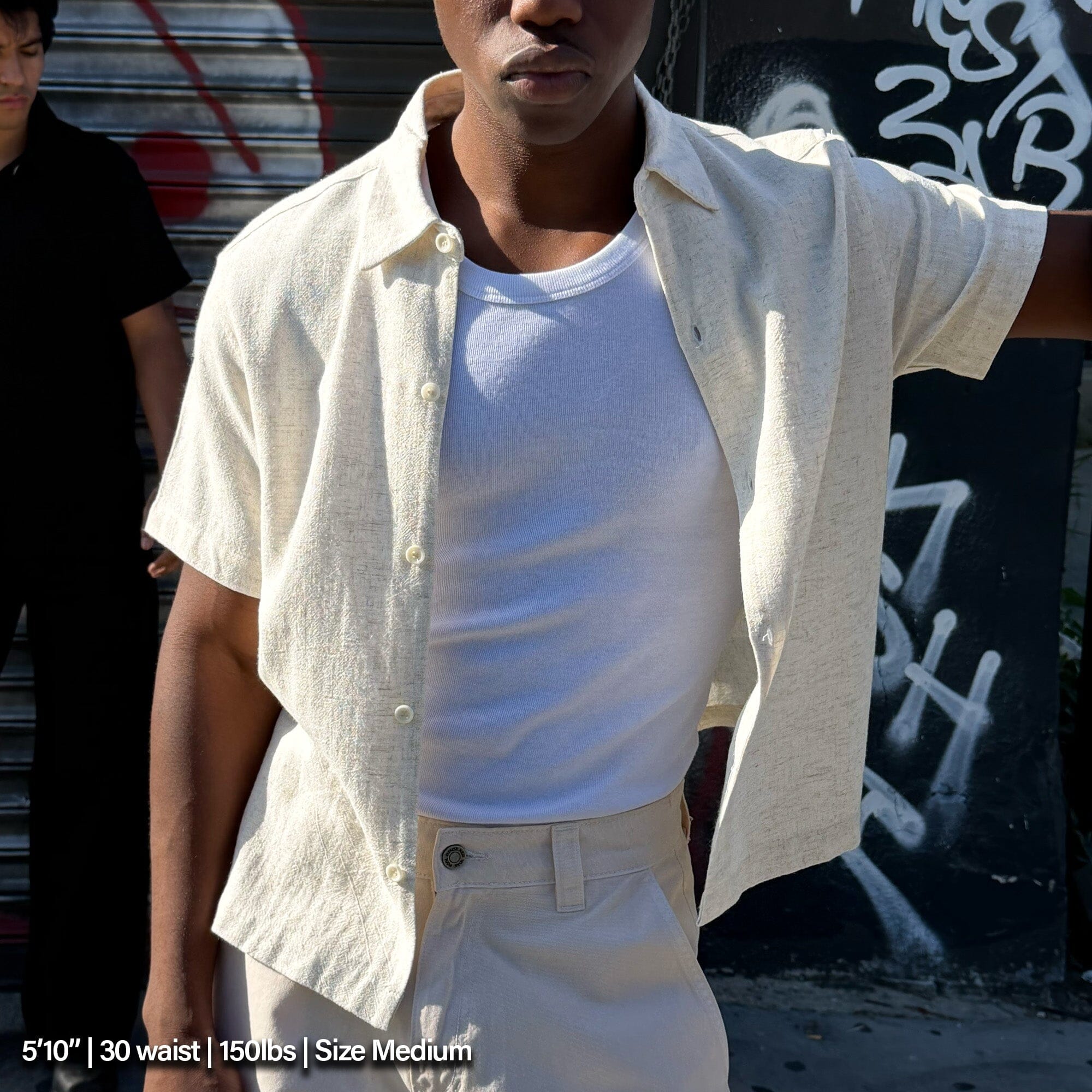 Rosewood Crop Button-Up II | Linen - Image 8