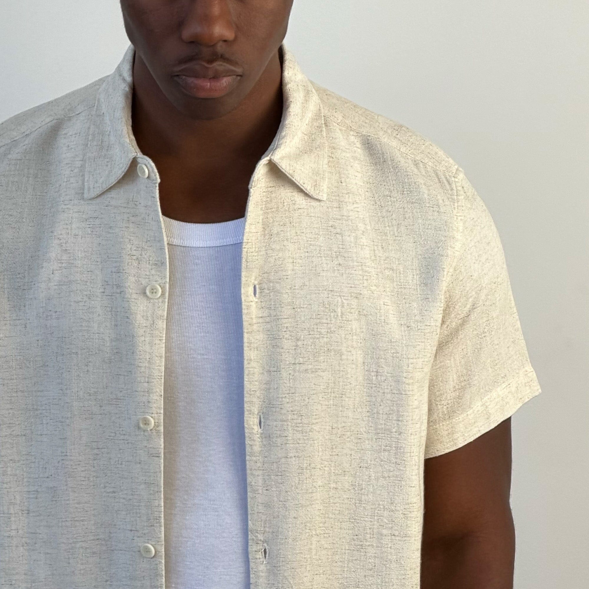 Rosewood Crop Button-Up II | Linen - Image 5