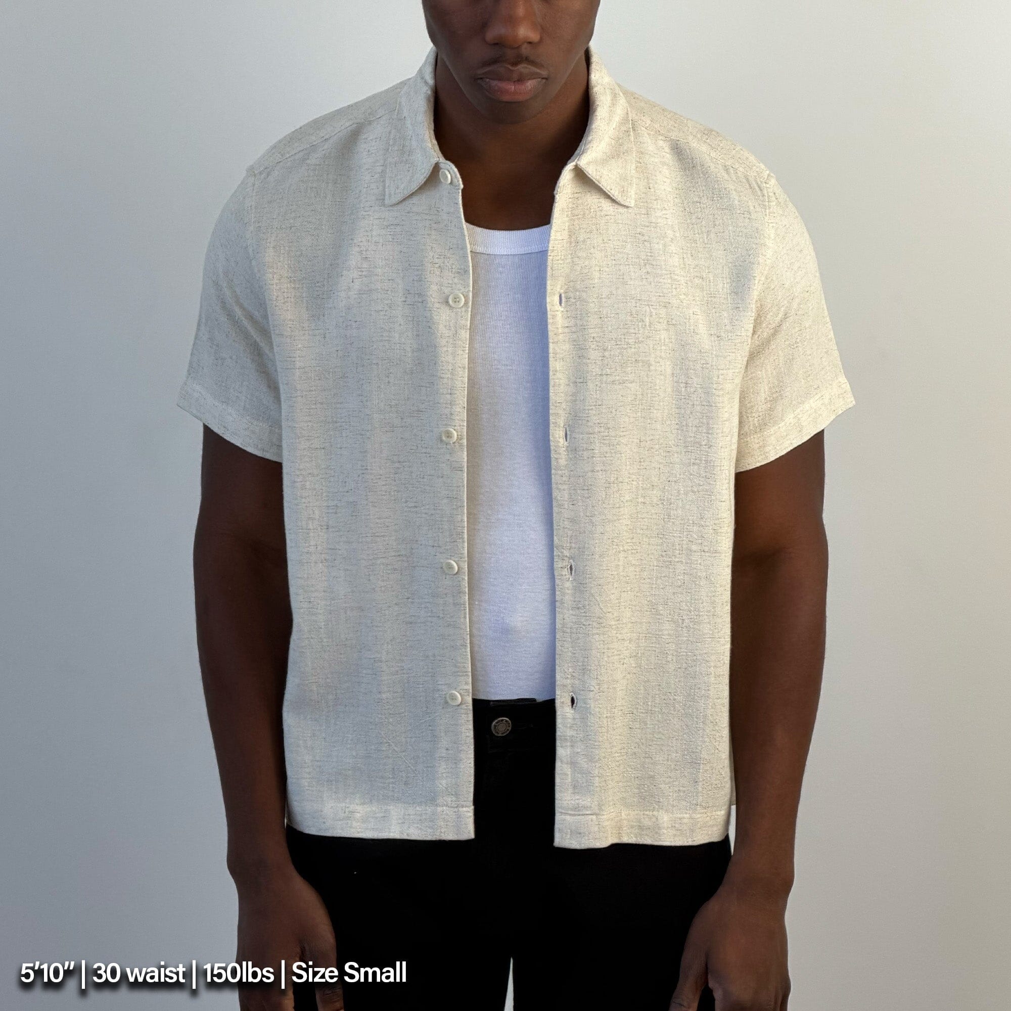 Rosewood Crop Button-Up II | Linen - Image 6