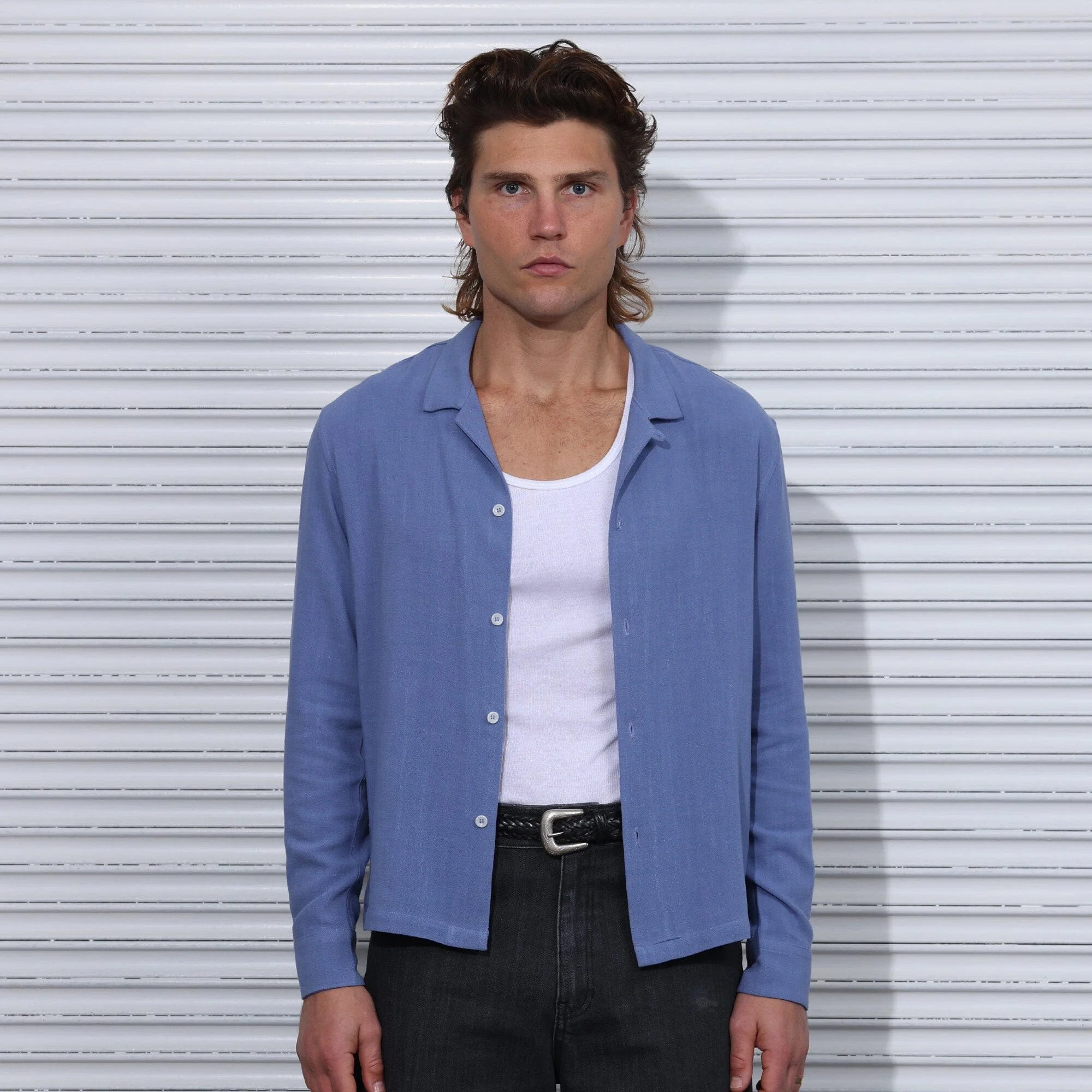 Rosewood Crop Button-Up II