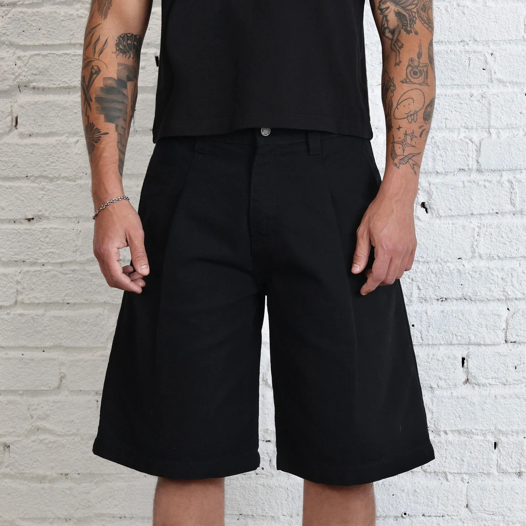 Shibuya Pleated Shorts | Baggy. Wide-Leg