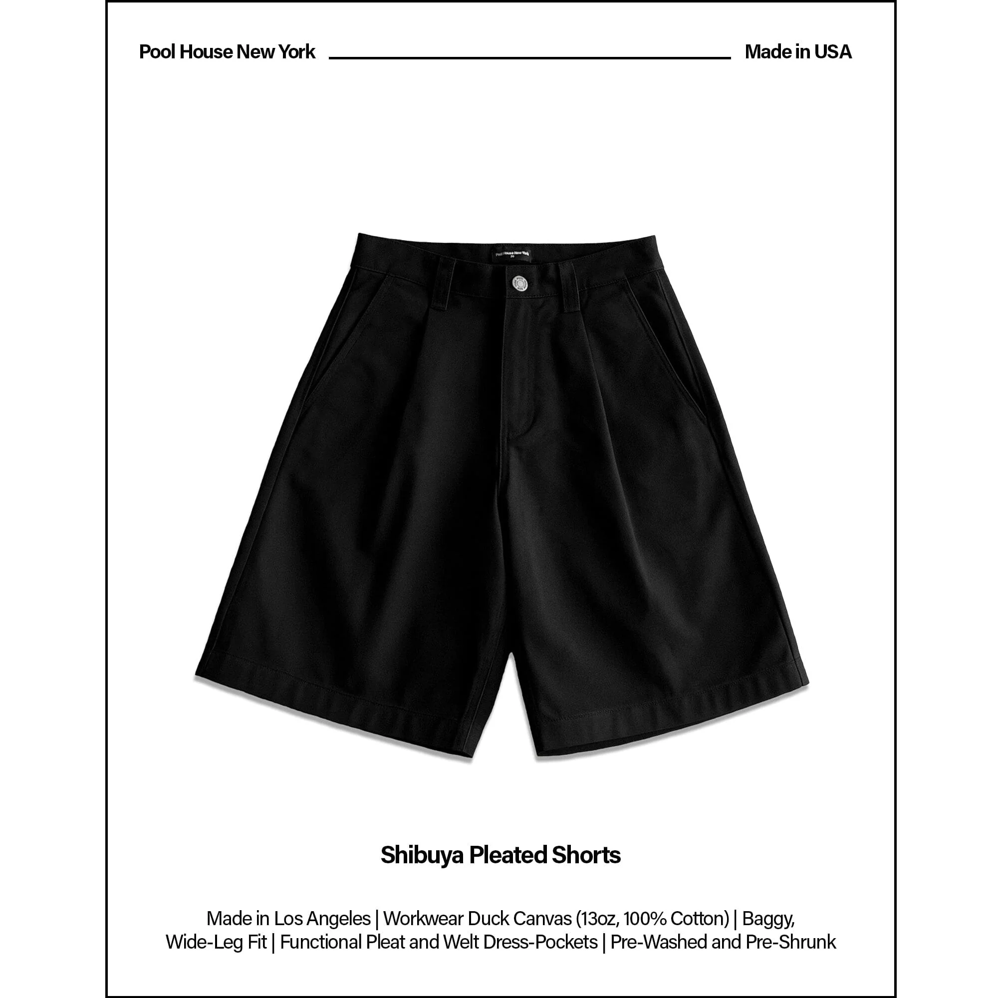 Shibuya Pleated Shorts | Baggy. Wide-Leg - Image 2