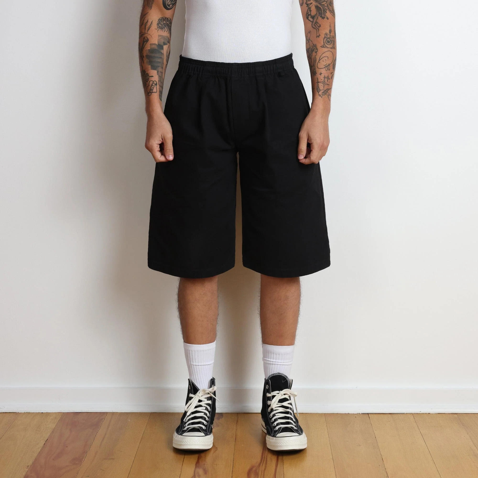 Shibuya Pleated Twill Shorts II