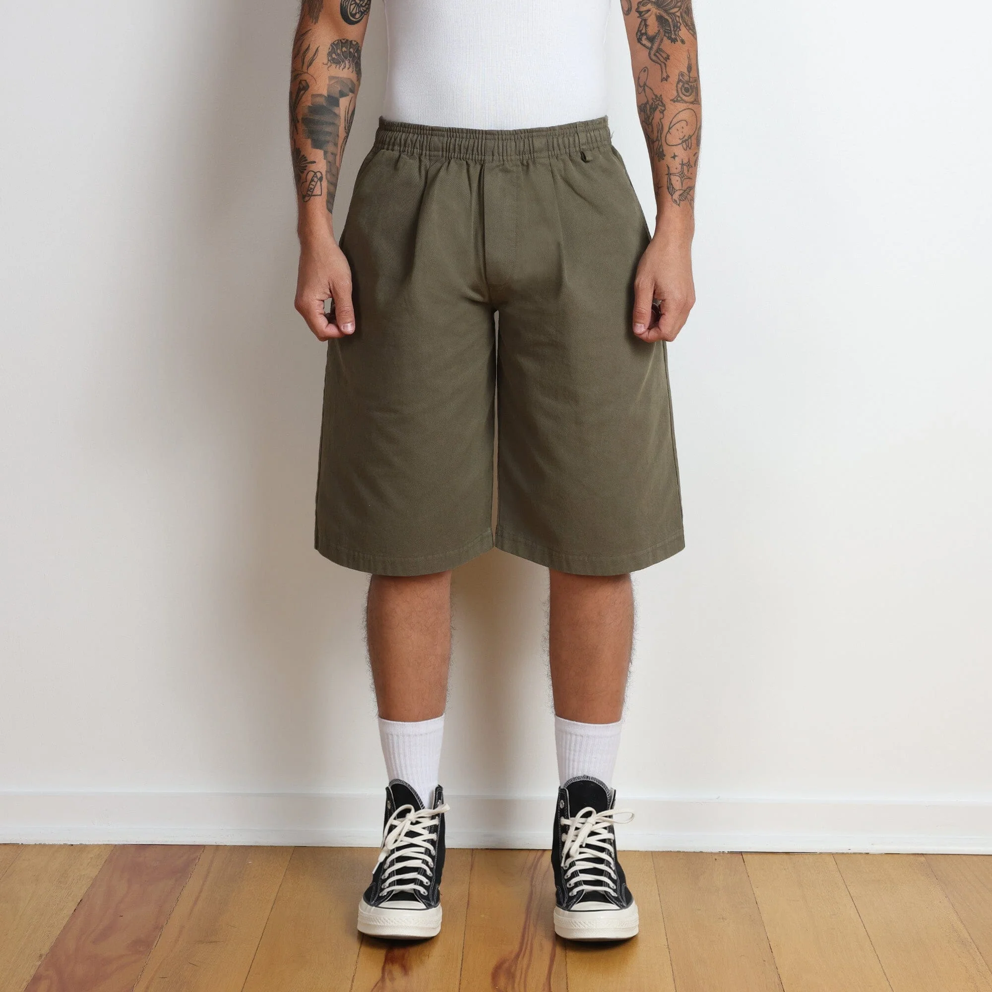 Shibuya Pleated Twill Shorts II