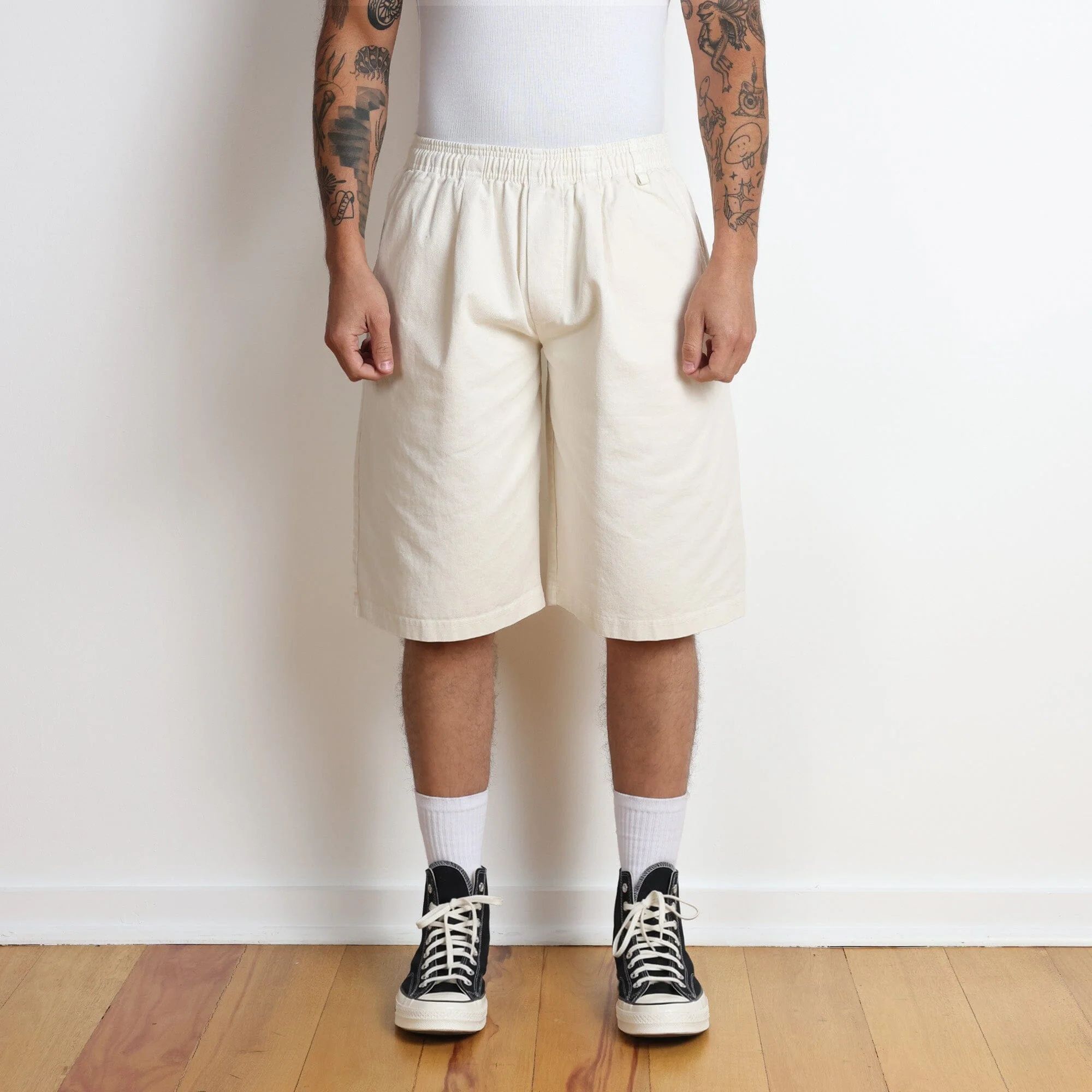Shibuya Pleated Twill Shorts II