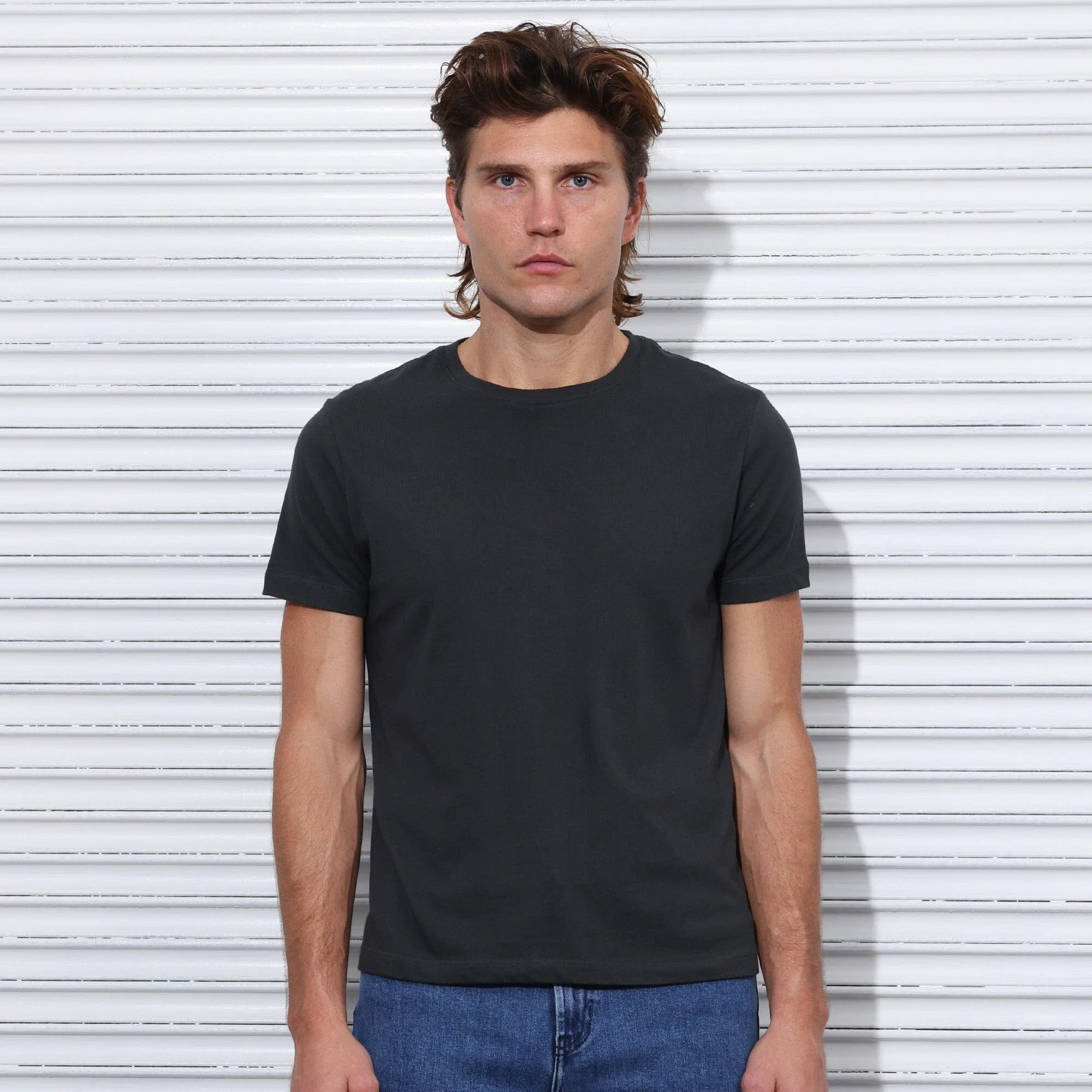 Los Feliz Half Crop Muscle Tee | Made in USA
