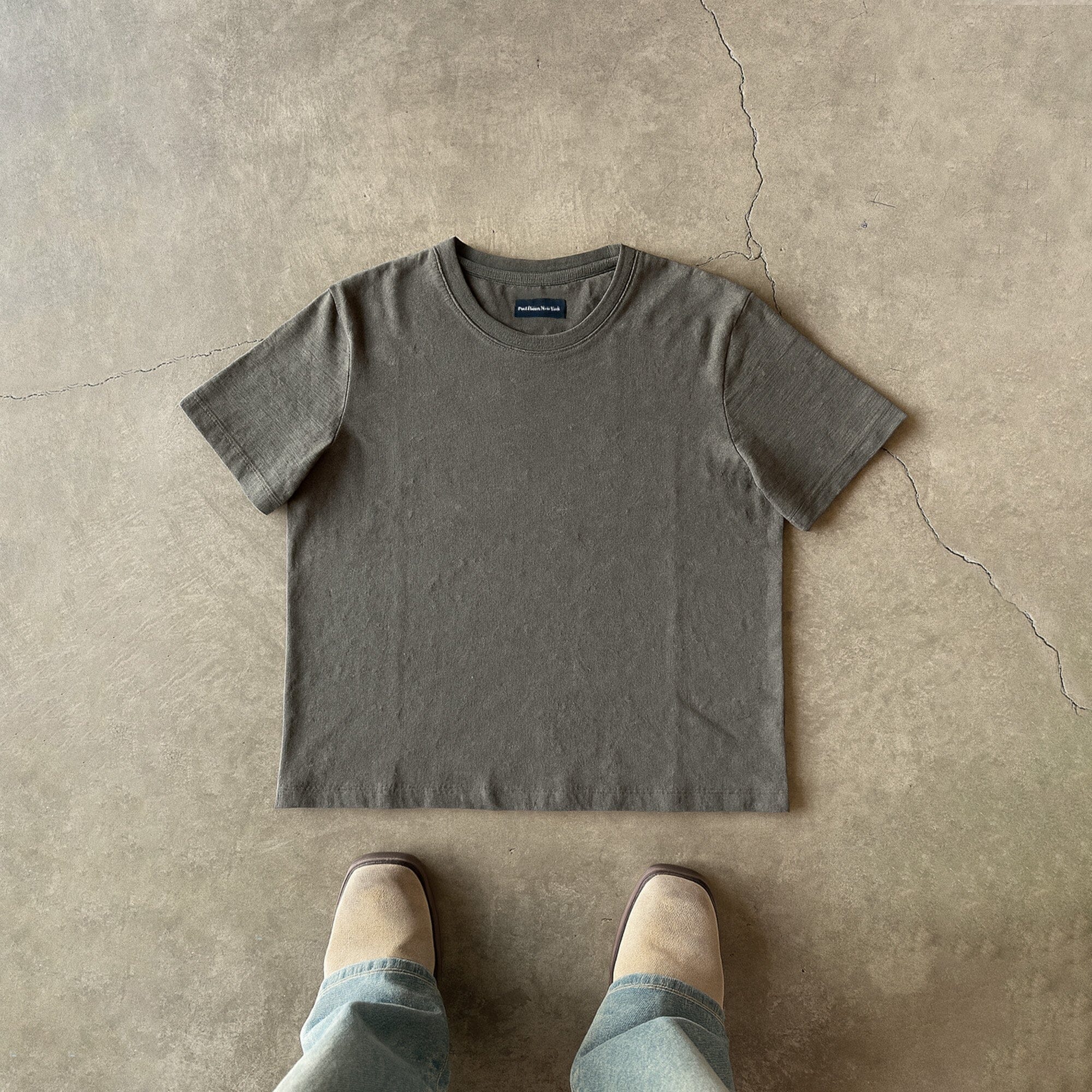 Los Feliz Crop Muscle Tee II | Slub - Image 3