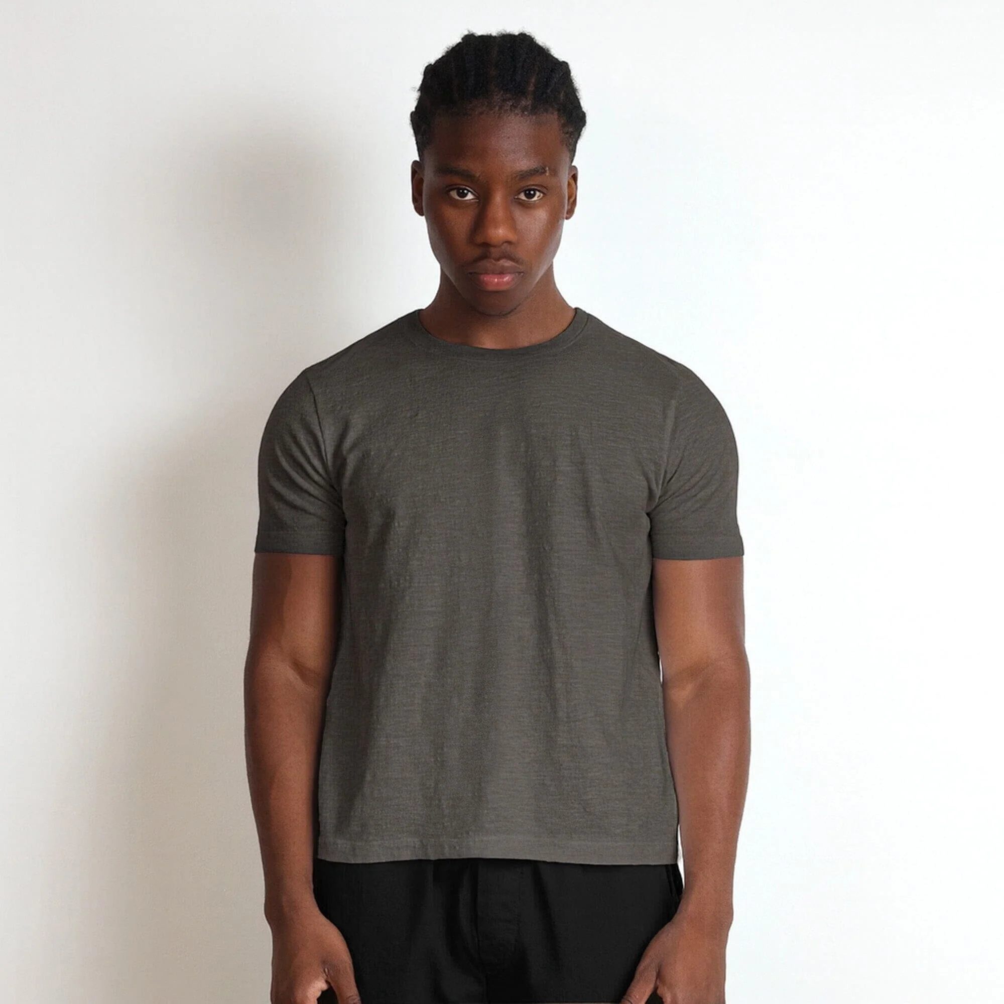 Los Feliz Crop Muscle Tee II | Slub