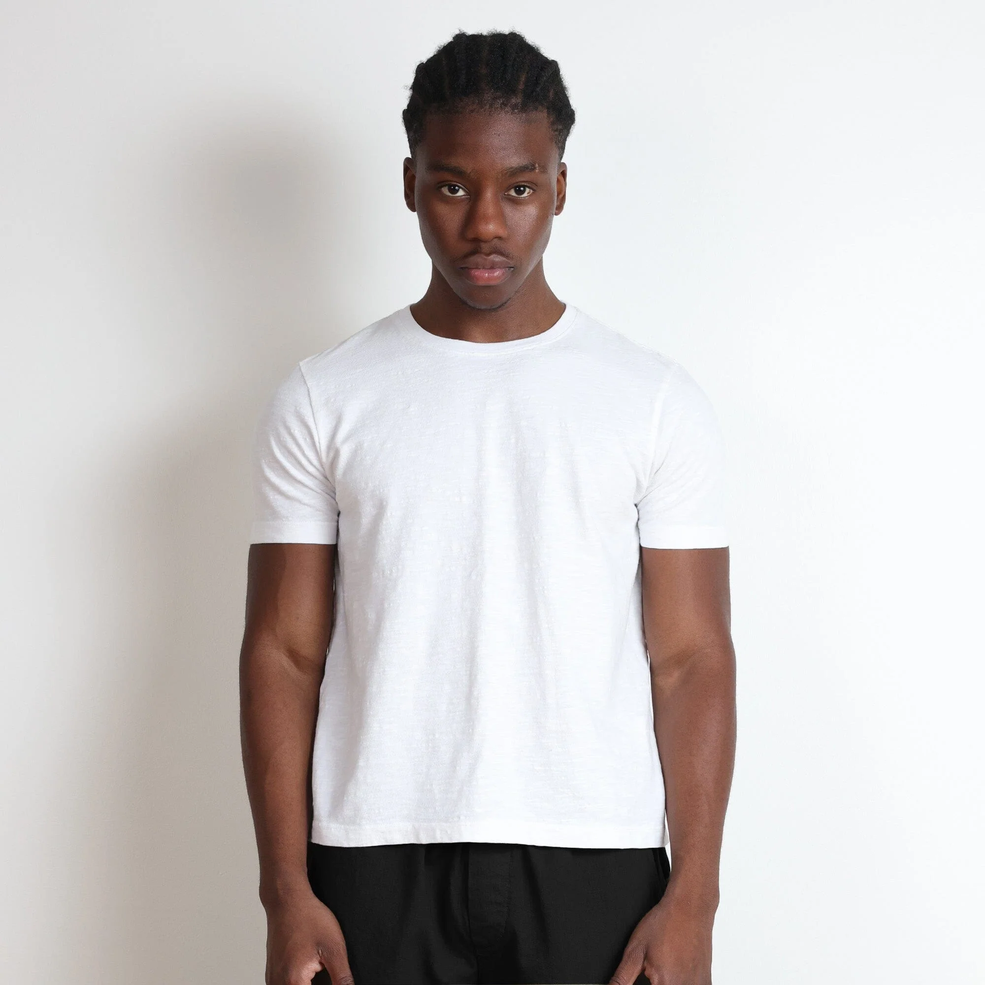 Los Feliz Crop Muscle Tee II | Slub