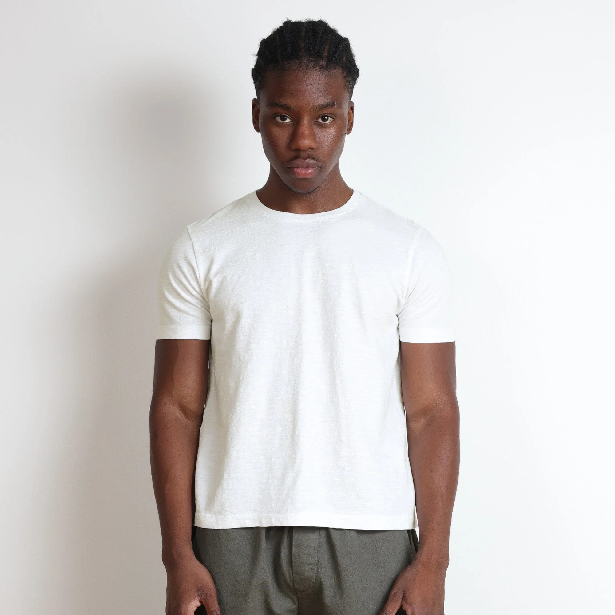 Los Feliz Crop Muscle Tee II | Slub