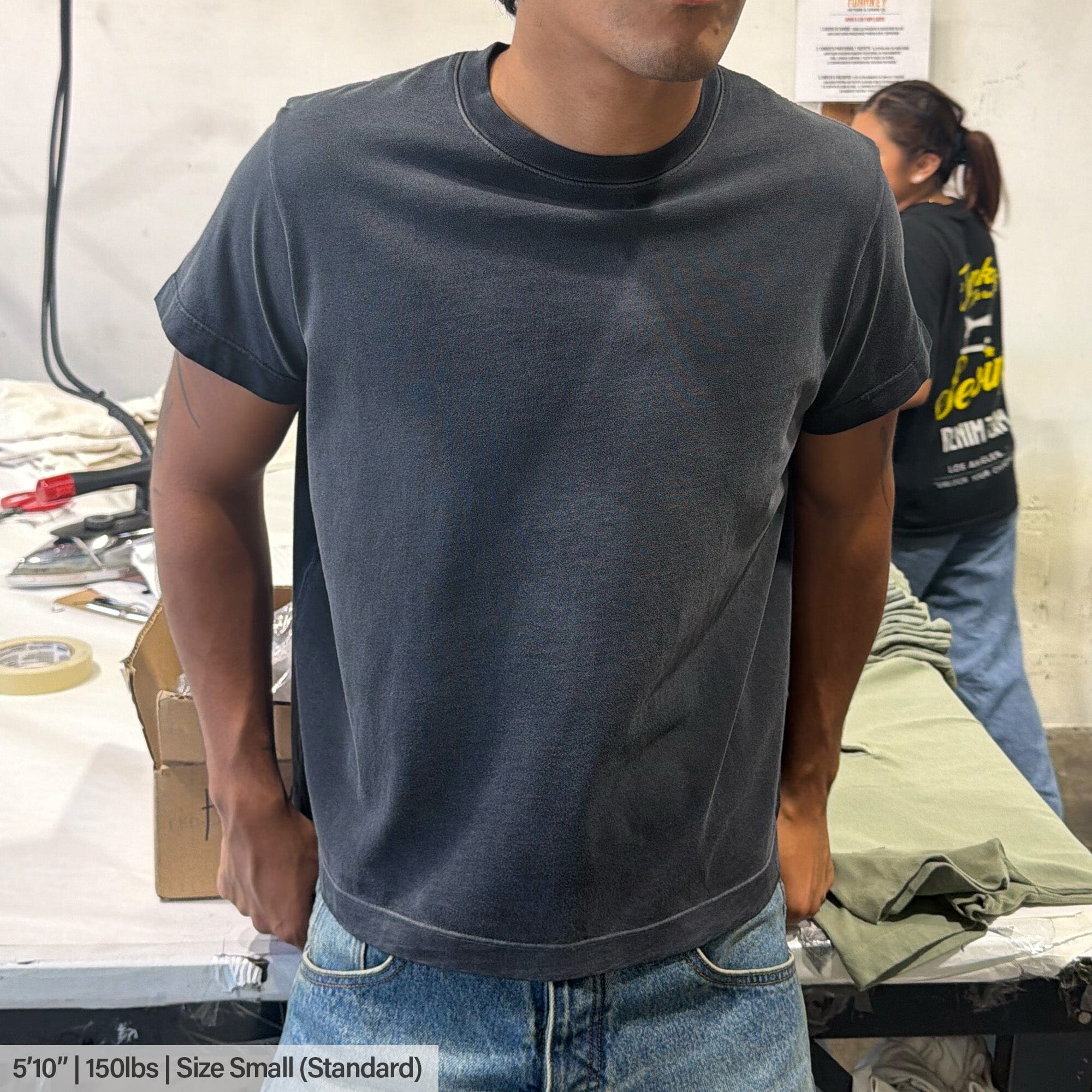 Silverlake Crop Tee III | Boxy. Relaxed Fit | Sun-Faded - Image 3