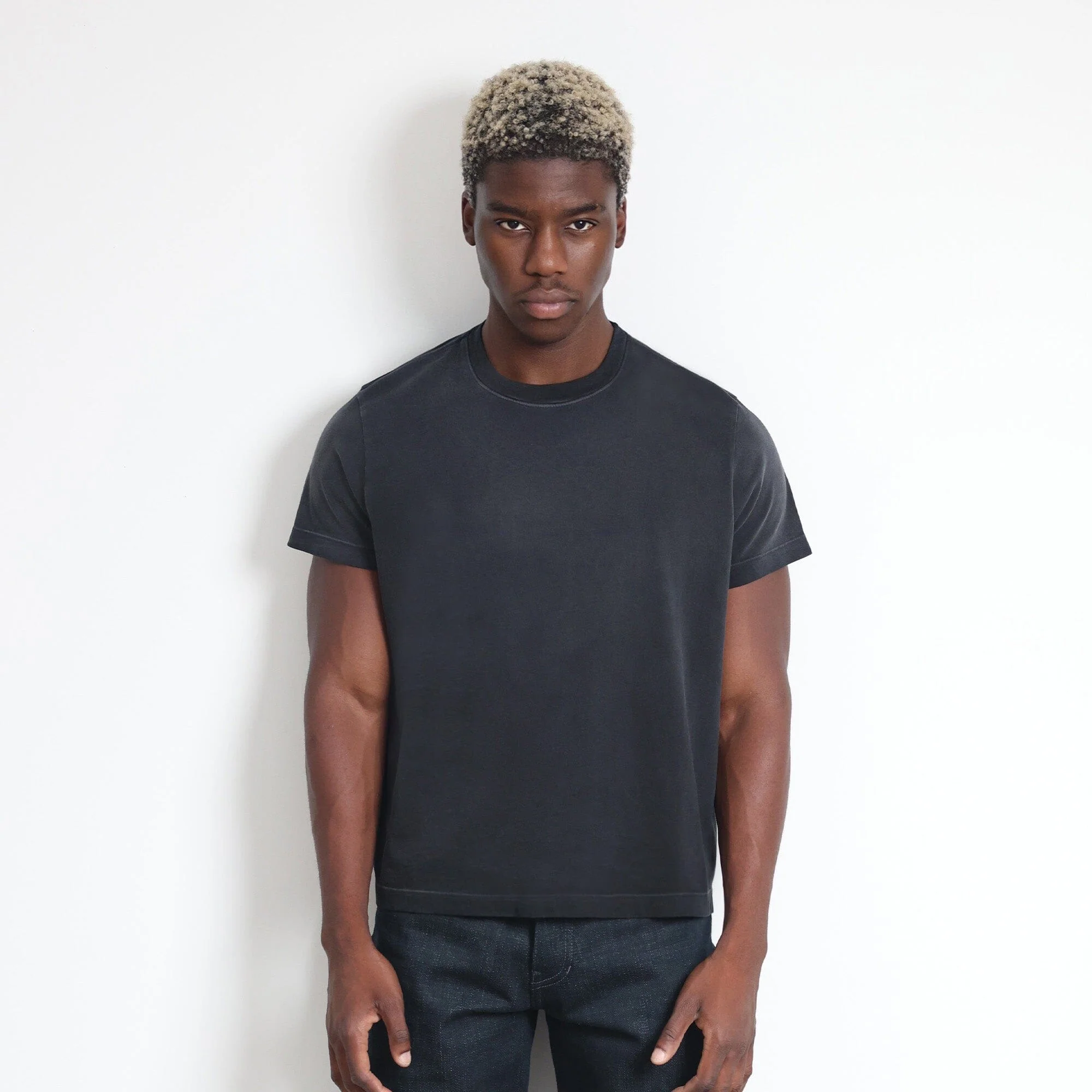 Silverlake Crop Tee III | Boxy. Relaxed Fit | Sun-Faded