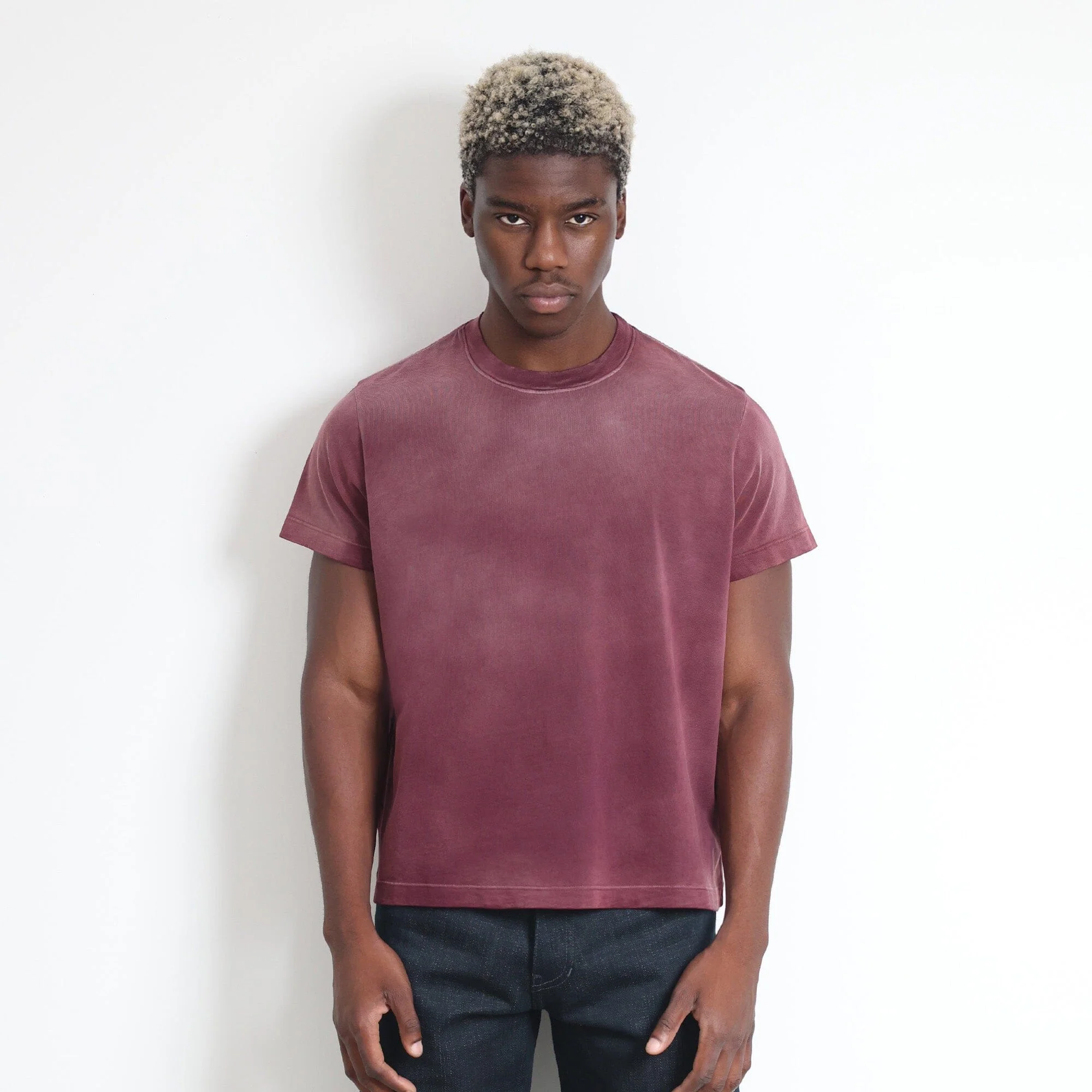 Silverlake Crop Tee III | Boxy. Relaxed Fit | Sun-Faded