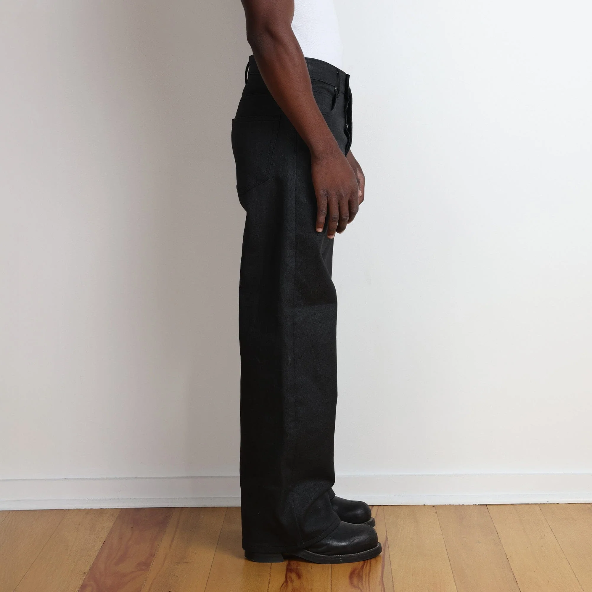 Tokyo Jeans | Straight-Wide | Waxed Crosshatch - Image 3