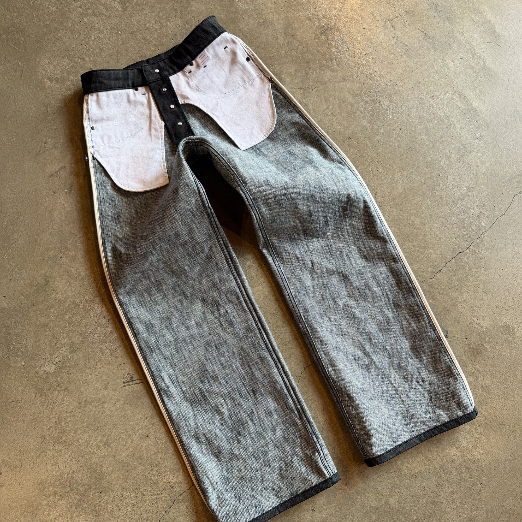 Tokyo Jeans | Straight-Wide | Waxed Crosshatch - Image 9