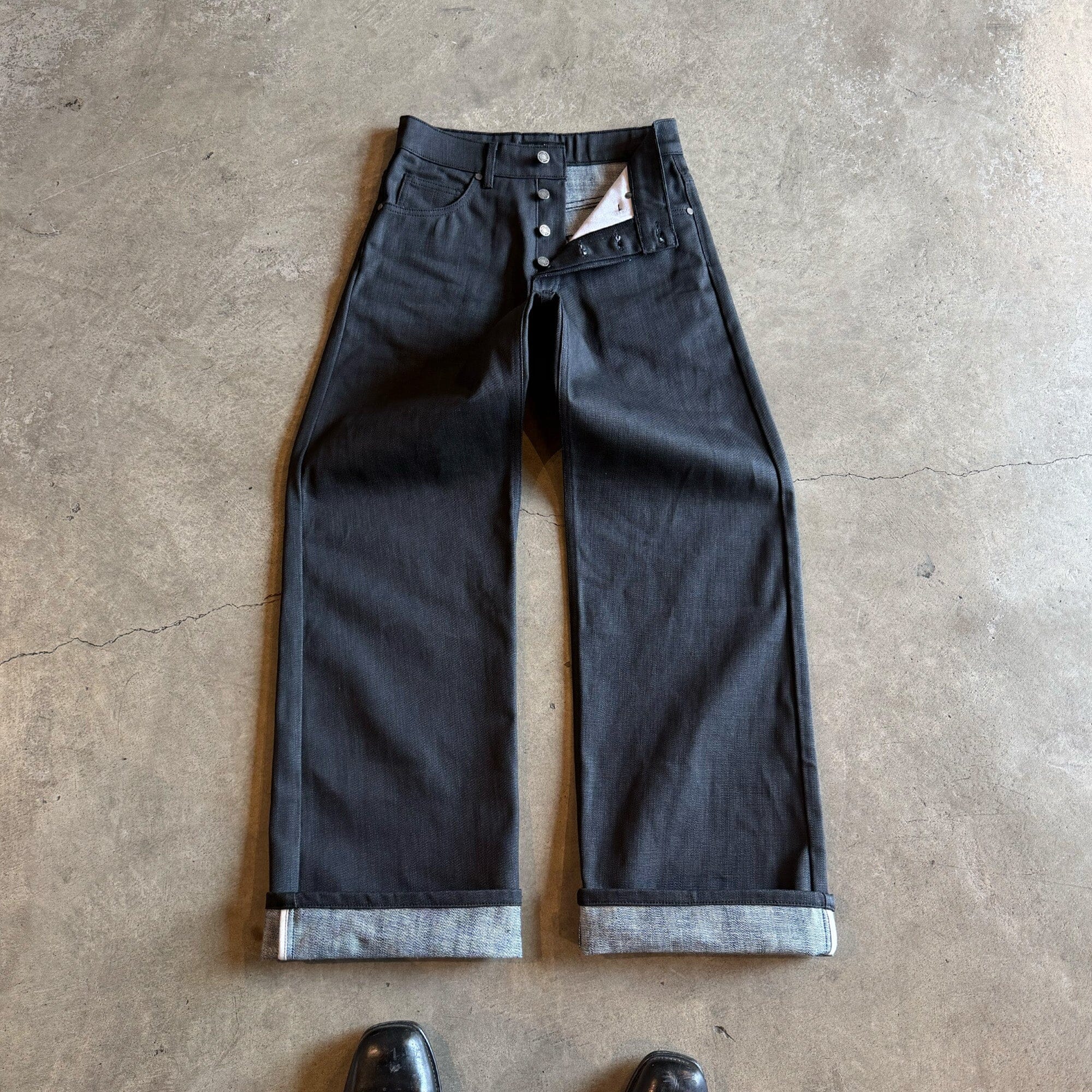 Tokyo Jeans | Straight-Wide | Waxed Crosshatch - Image 4