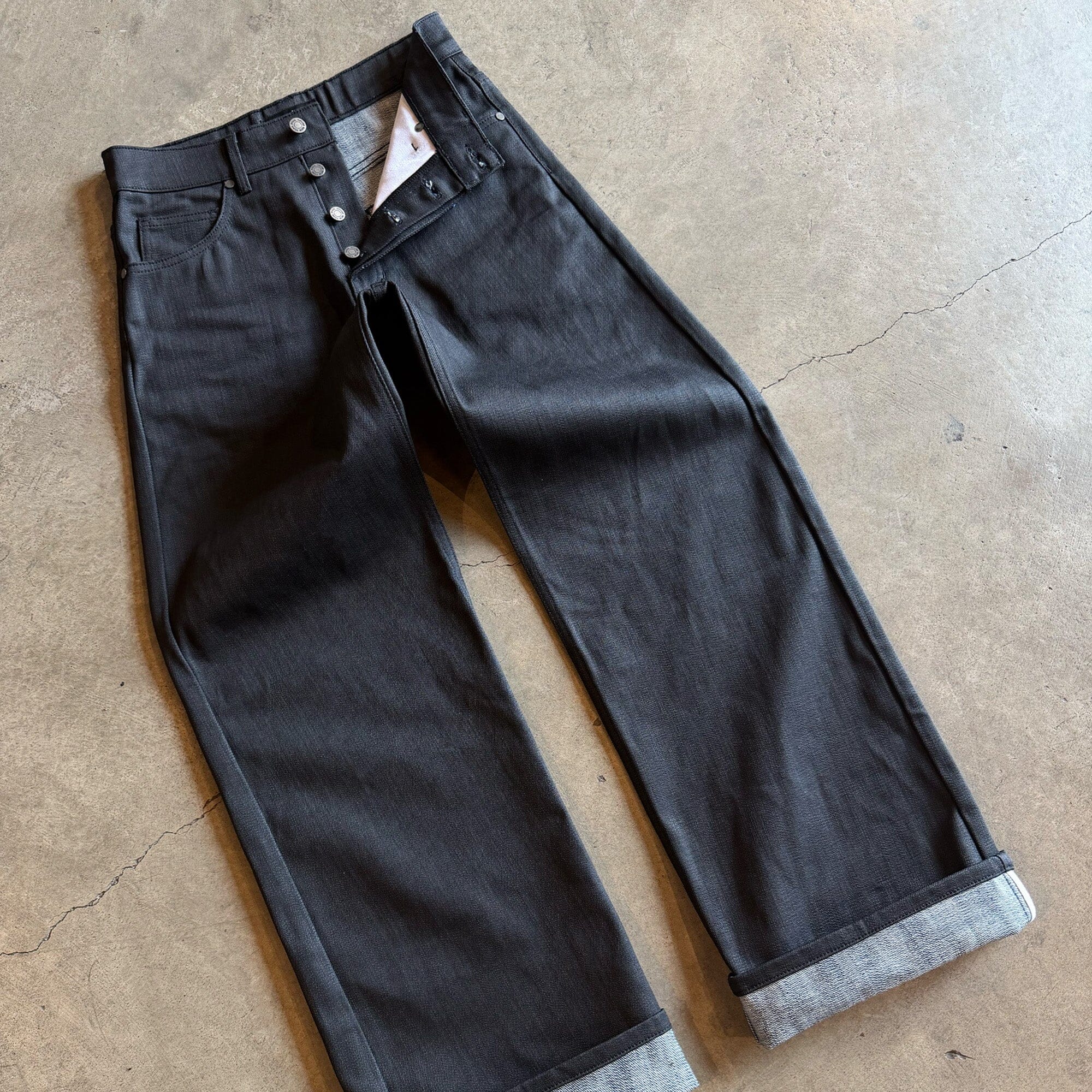Tokyo Jeans | Straight-Wide | Waxed Crosshatch - Image 6